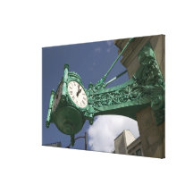 USA, Illinois, Chicago: The Loop: North State Stretched Canvas Print