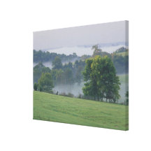 USA, Kentucky. Rolling hills of the Bluegrass Canvas Prints