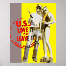 USA love it or leave it Posters