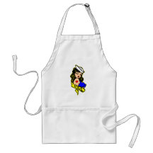USA Navy Pinup Girl Apron