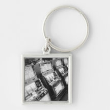 USA, Nevada, Las Vegas: Casino Slot Machines / Key Chain