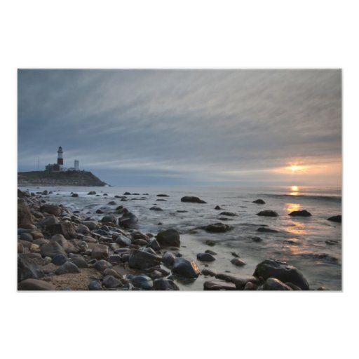 USA, New York, East Hampton. Montauk Point Photo Print