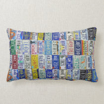 USA Plates pillows