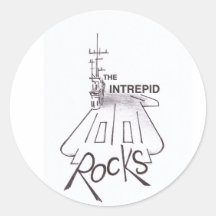 USS INTREPID STICKER