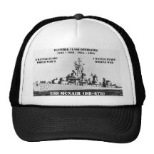 USS McNair (DD-679) Mesh Hat
