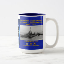 USS NORMAN SCOTT (DD-690) MUGS