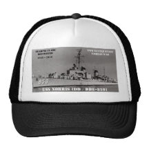 USS Norris (DD-859) Mesh Hats