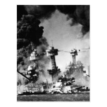 USS West Virginia at Pearl Harbour Postcards