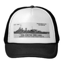 USS Young (DD-580) Mesh Hat