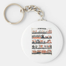 USSR CCCP Cold War Soviet Union Propaganda Posters Keychain