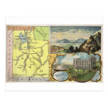 Utah, 1889 vintage card post card
