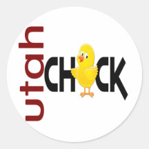 Utah Chick 1 Stickers