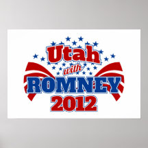 Utah with Romney 2012 Posters