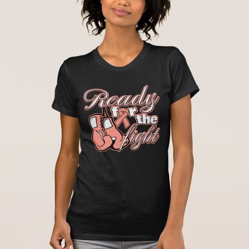 Uterine Cancer Gloves Ready For The Fight T-shirt