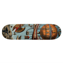 Utopian Flying Machines 1890 ~ 1900 Skate Board Deck
