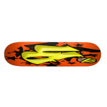 UU and the stars Skateboard Deck
