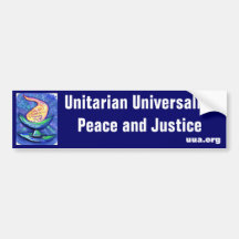 UU Chalice Peace and Justice Bumper Stickers