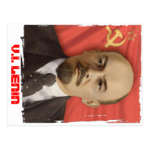 "V.I. LENIN" Postcard