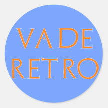 vade retro sticker