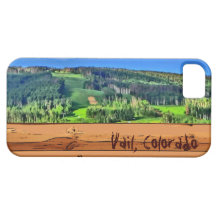 Vail Colorado mountain bright rustic iphone 5 case
