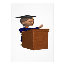 Valedictorian 2 personalized announcement