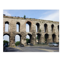 Valens Aqueduct in Istanbul Postcard