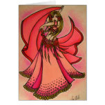 Valentine Belly Dancer Greeting Card