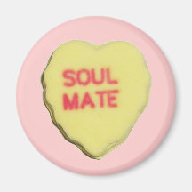 Valentine Candy Heart Fridge Magnet