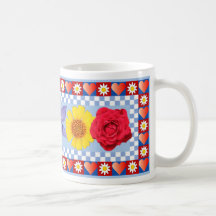 Valentine Flowers Love Mug