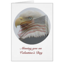 Valentine for Military People Greeting Card