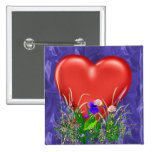 Valentine Heart Button