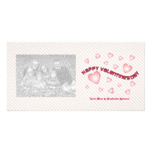 Valentine Hearts Photo Cards