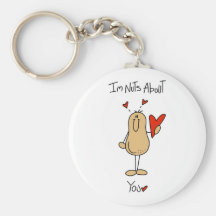 Valentine Nuts About You Key Chain
