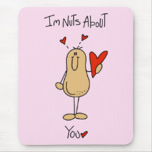 Valentine Nuts About You Mouse Mat