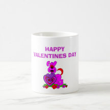valentinedog, HAPPY VALENTINES DAY Coffee Mug