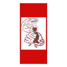 Valentine's Day Bride Customized Rack Card