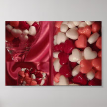 Valentine's Day Candy Hearts Posters