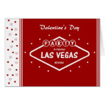 Valentine's Day PARTY In Fabulous Las Vegas Card