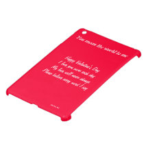 Valentine's day poem case for the iPad mini