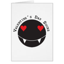Valentine's Day Sucks Greeting Cards