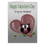 Valentine's to my ex-husband, greeting card