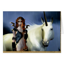 Valkyrie Greeting Card RPG Online Game