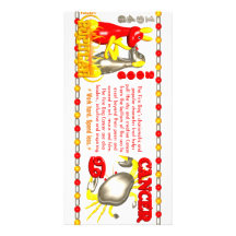 Valxart 2006 1946 2066 zodiac FireDog Cancer Customized Photo Card
