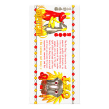 Valxart 2006 1946 2066 zodiac FireDog Leo Photo Card Template