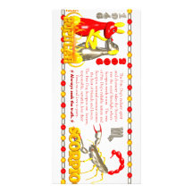 Valxart 2006 1946 2066 zodiac FireDog Scorpio Photo Greeting Card