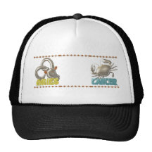 ValxArt Aries Cancer zodiac friendship Hat