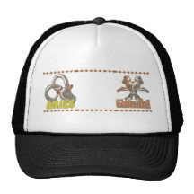 ValxArt Aries Gemini zodiac friendship Trucker Hat