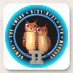 Valxart Gemini zodiac cork coaster set cork coasters