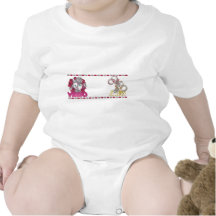 ValxArt's  Virgo Aries zodiac friendship gift Baby Bodysuits