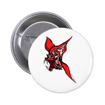 Vampire Bat Pinback Buttons